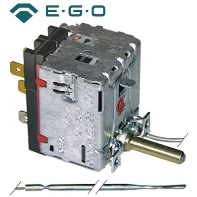 Termostat cuptor 30-255°C, 2-poli, 2 CO, 16 A, senzor ø 3,03 mm, L 147 mm, fir capilar 1440 mm - 375147