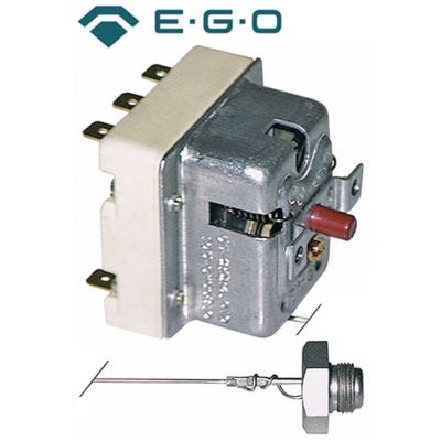 Termostat de siguranta trifazic 330°C, 3 contacte 20A, bulb ø 11 x 18,5 mm, filet M14x1, lungime tub capilar 900 mm, EGO 5532562804 - 375220