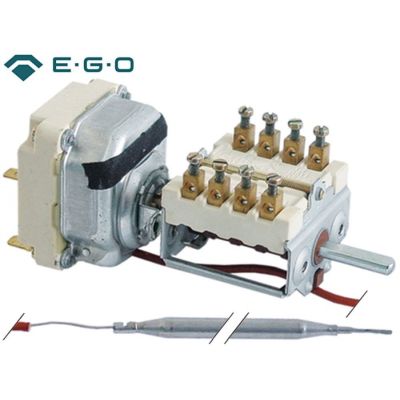 Termostat 100-300 °C, contacte 16 A, bulb ø 6 x 75 mm, lungime capilar 1150 mm - 375269