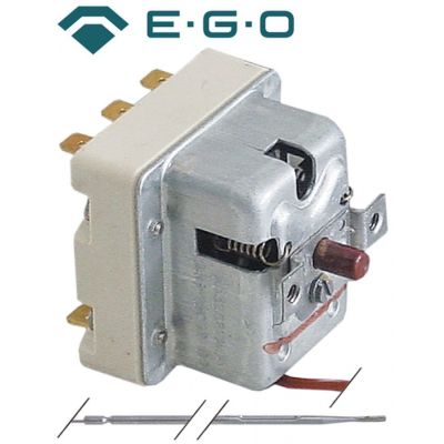 Termostat de siguranta 135 °C, 3 contacte, 20 A, senzor ø 3,1 x 225 mm, lungime capilar 890 mm - 375333