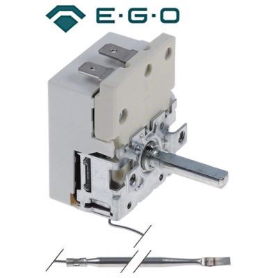 Termostat 50-320°C, contact 16 A, senzor ø 3 x 158 mm, EGO 55.18062.050 - 375483
