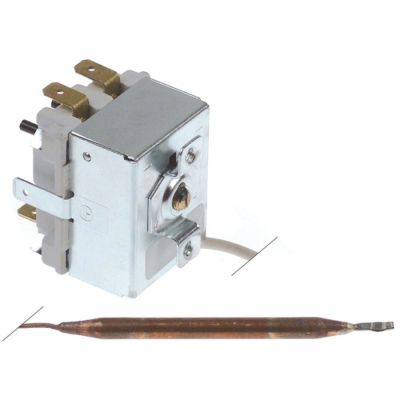 Termostat, 155 °C, 2 contacte, 20 A, senzor ø 6 mm, lungime senzor 92 mm - Cod 375494