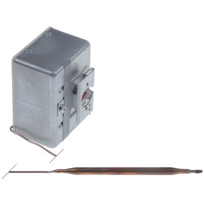 safety thermostat 160°C temperature range 0-200°C 4-pole 4NC 16A probe ø 6mm probe length 112mm