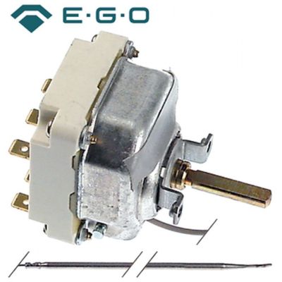 Termostat trifazic 48-250 °C, 3 contacte 16 A, senzor ø 3,1 x 226 mm, EGO 55.34042.170 - 375693