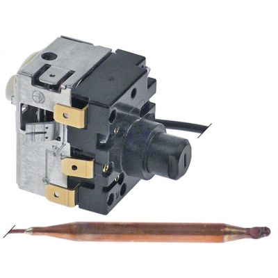 Termostat de siguranta reglabil 95-120°C, contact 16A, bulb ø 6 x 75 mm, capilar 2 m, 60/60002995 - 375741