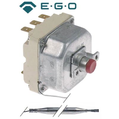Termostat, 225 °C, 3 contacte, 20 A, senzor ø 6 mm, lungime senzor 269 mm - Cod 375803