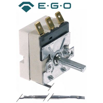 Termostat 50-280°C, contact in comutatie 1 CO, 16 A, bulb ø 3,1 x 160 mm, capilar 1430 mm - 375835
