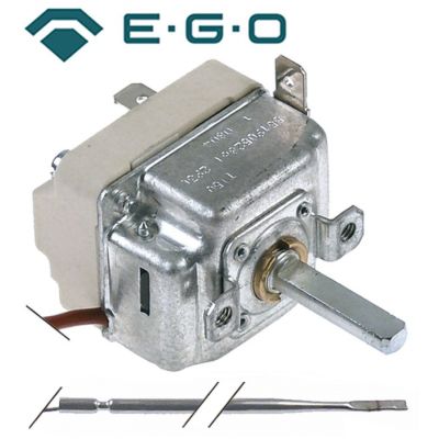 Termostat t.max. 305°C, contact 16A, 250V, bulb ø 3 x 225 mm, EGO 55.19052.861 - 375894