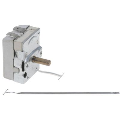 Termostat Tecasa 50-300°C, 16A, bulb ø 3 x 165 mm, lungime capilar 870 mm, ax ø 6 x 4,6 mm, rotatie ax 270° - 375909