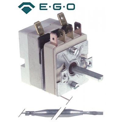 thermostat t.max. 190°C 1-pole 1NO probe ø 6mm probe length 79mm capillary pipe length 1830mm