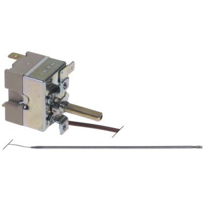 Termostat 50-280 °C, contact 1NO, 16 A, bulb ø 3 x 185 mm, capilar 960 mm - 375934