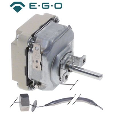 thermostat t.max. 116°C temperature range 29-116°C 1-pole 1NO probe ø 6mm probe length 241mm