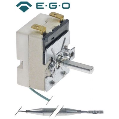 Termostat 30-120 °C, contact 1NO, 16 A, bulb ø 6x113 mm, capilar 870 mm - 376070