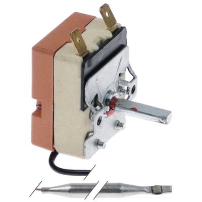 termostat T.max. 100°C 16A ø senzor 6mm L senzor 88mm țeavă capilară 510mm
