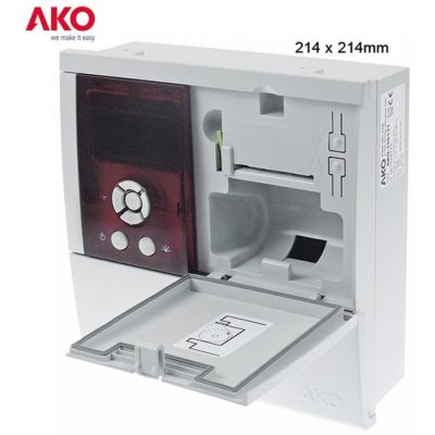 data logger AKO type AKO-156131 214x214mm supply 100-240VAC voltage AC NTC/PTC