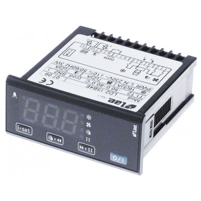 Termostat digital LAE, tip LD2-15B4E, 230 V, sonde compatibile NTC, temperaturi -50+80 °C, cu 3 relee - 378260