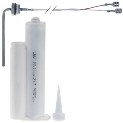 Sonda de temperatura Pt100, ø 4 mm, L 14x100 mm, M10 mm, cablu L 0,65 m - 378297