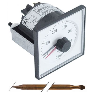 Teletermostat JUMO cu vizualizare 0-500°C, contact 1CO, 5A, senzor ø 8 x 150 mm, capilar 1100 mm - 379039