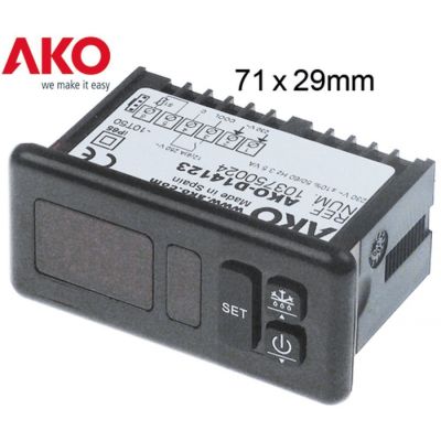 Termostst digital AKO D14123, 230 V, sonda NTC / PTC - 379460