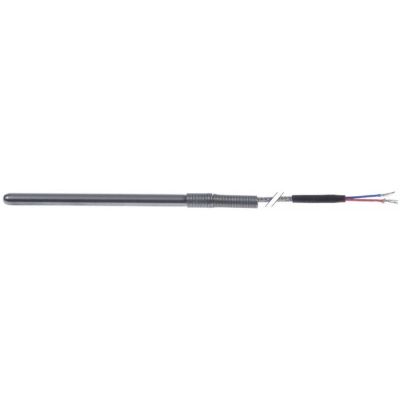 Sonda de temperatura termocupla TC J(Fe-CuNi), bulb ø 6x100 mm, -50+350°C, cablu Vetrotex 1,35 m - 379693