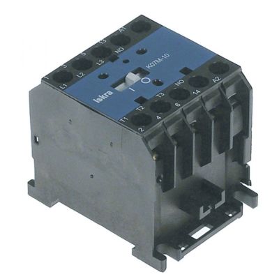 Contactor ISKRA K07M 10, FANAL DSL7 10, bobina comanda 230V, rezistiv 20A, motor 8,5A / 5,5kW, contacte 3NO si auxiliar 1NO - 380213