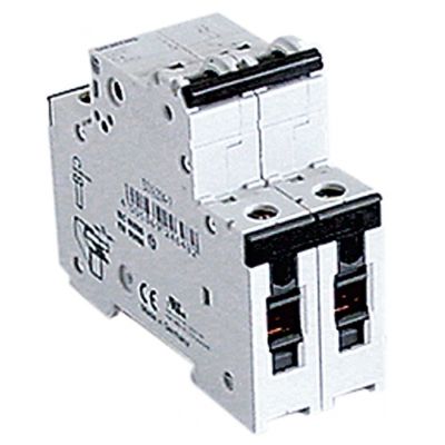 line circuit breaker 2-pole 4 A tripping type C rated 400 V connection 345 nominal 4 A