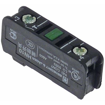 Contact auxiliar Benedikt & Jager HN10, cu contact 1 NO, AC15 10 A, model HN10 - 380678