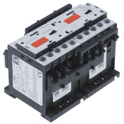 power contactor resistive load 20A 230VAC (AC3/400V) 9A/4kW main contacts 6NO
