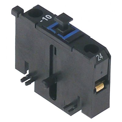 Contacte Auxiliare, contacte 1 ND, AC15 4 A, pentru contactori 25 A, conectare cu surub - Cod 381059
