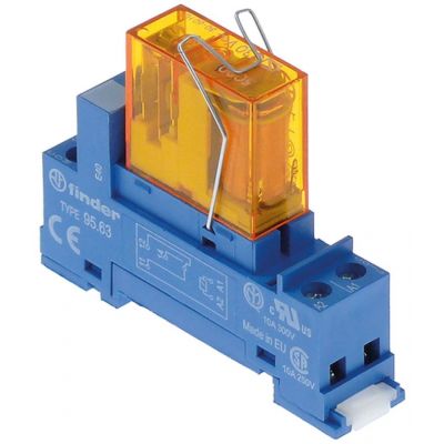 releu de cablaj imprimat 0-12VDC 1CO la 250V 10A racord știfturi cu soclu de releu FINDER