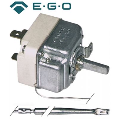 Termostat t.max. 274°C, contact 16 A, bulb ø 4 x 115 mm, capilar 1300 mm - 390156