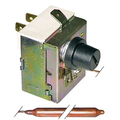 Termostat de siguranta, reglabil 90-110 °C, contact 16 A, bulb ø 6,5 x 87 mm - 390194