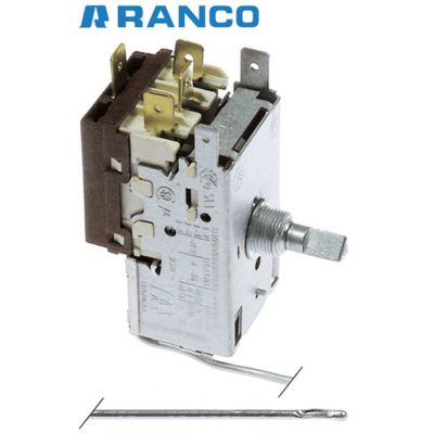Termostat evaporator RANCO K61L1501, rece -18°C cald -8°C, lungime tub capilar 1800 mm - 390206