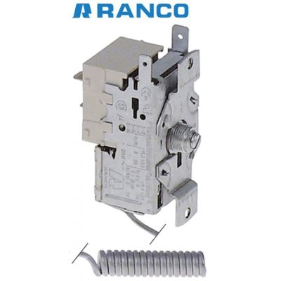 Termostat evaporator Ranco K22L1020, -20.5 to -1,5°C, bulb ø 9 x 40 mm, lungime capilar 2 m, reglare cu surubelnita - 390209