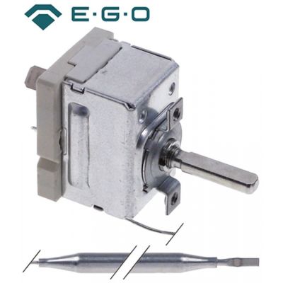 Termostat reglabil 30-110 °C, contact 16 A, senzor ø 6 x 83 mm, fir capilar 840 mm - 390236