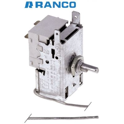Termostat, gama temperatura +0,5 la +8,0 °C, lungime tub capilar 2000 mm, model K55L5026 - Cod 390259