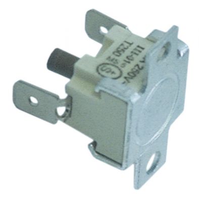 Termostat de contact, de siguranta, 130°C, 1 contact, 16 A, 2 orificii de fixare - Cod 390394