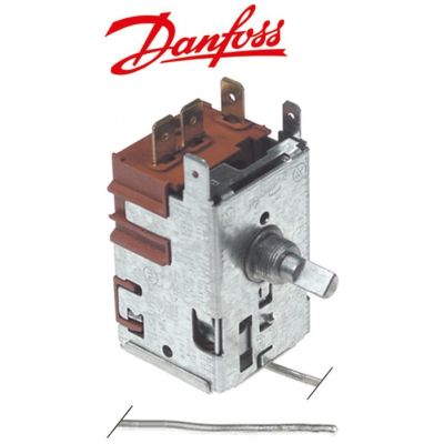 Termostat DANFOSS 077B7008, -8,5 la +11,5 °C, lungime tub capilar 2000 mm - 390559