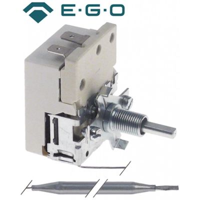Termostat reglabil 38-103°C, 1 contact, bulb ø 6 x 69 mm, capilar 1470 mm - 390700