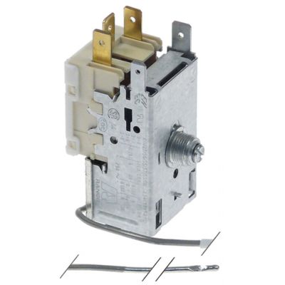 Termostat K22L1081, ø senzor 2 mm L, capilar 2250 mm, -22 -1.5 °C - 390996