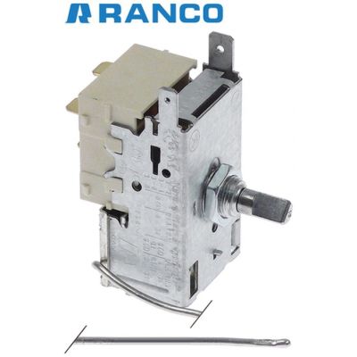 termostat RANCO tip ø senzor 2mm L senzormm țeavă capilară 1500mm T cald -10°C T rece -34°C