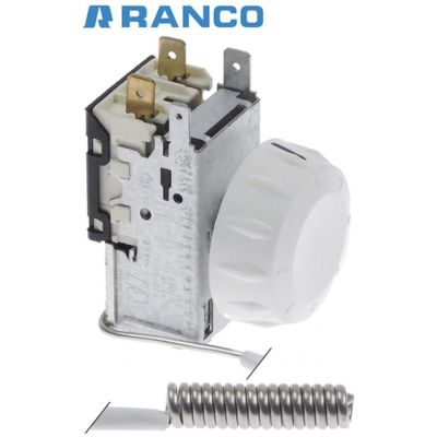 termostat RANCO tip K50-H1121 ø senzor 8.5mm L senzor 35mm țeavă capilară 800mm