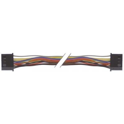 ribbon cable 2x7-poles L 1000 mm plug type 2 row - 401908
