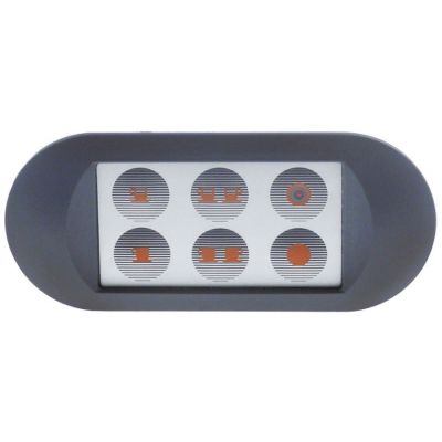 Tastatura cu 6 butoane, 62 x 142 mm - 402379