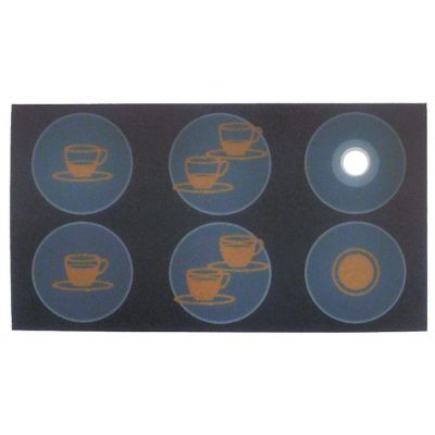 Folie tastatura cu 5 butoane, 80 x 44 mm - 402386