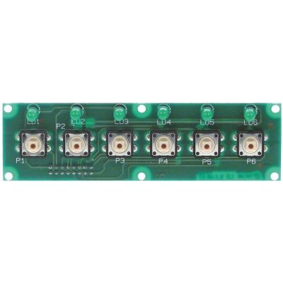 Tastatura PCB cu 6 butoane, L 123 x 35 mm, Gicar 8.5.68.63 - 402486