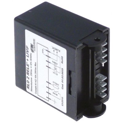 Modul control nivel RL0 2 RELE' + LIV/F, 230 V, 50/60 Hz - 402535