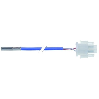Sonda de temperatura NTC boiler sau cuva, 10 KOhm, bulb ø 5 x 30 mm, cablu 35 cm - 402901