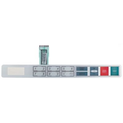 Tastatura membrana cu 18 butoane, 253069004090, GMW1030, L 386x42 mm - 403186
