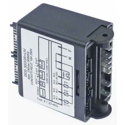 Modul - centralina dozare 230 V, 50/60 Hz, 10 A, tip DOS 30/2GR+LIV, 9.1.23.45G - 403207
